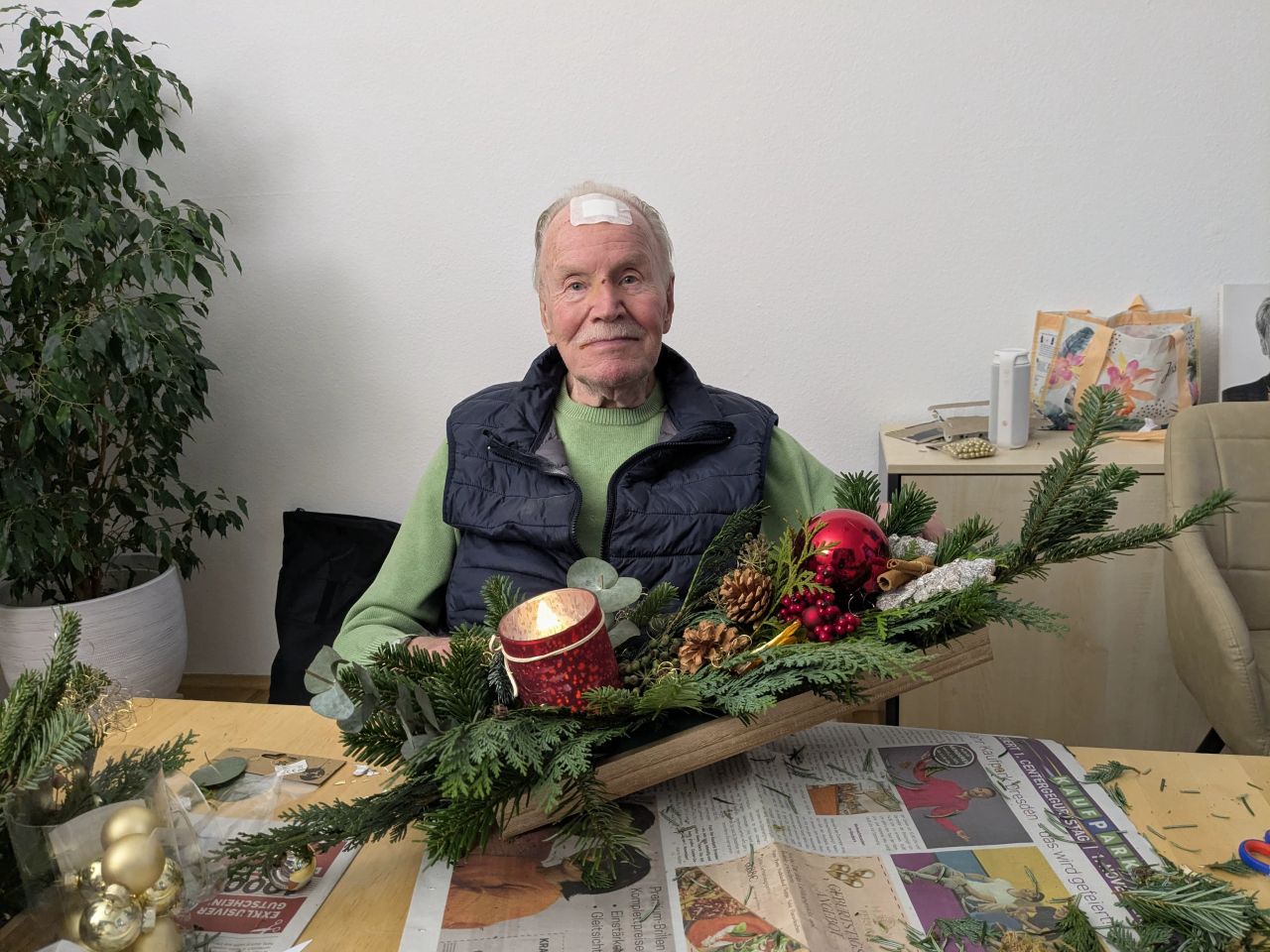 Adventsbasteln & Stollen-Genuss