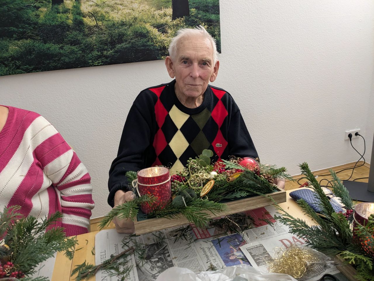 Adventsbasteln & Stollen-Genuss